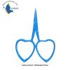 Amor Heart Handle Embroidery Scissors – Fine Tip Stainless Steel
