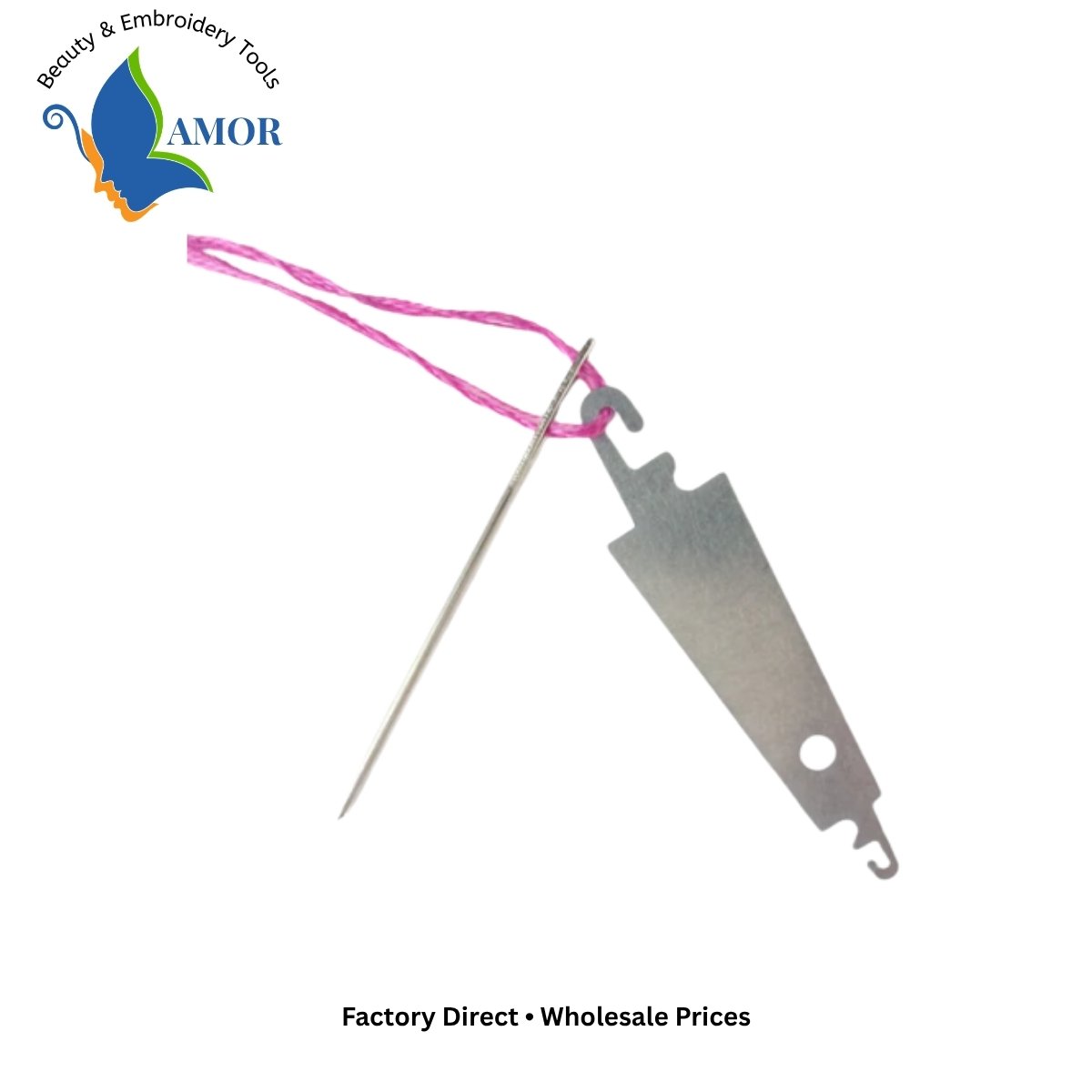 Amor Stainless Steel Needle Threader – Easy Threading Tool