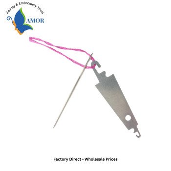 Amor Stainless Steel Needle Threader – Easy Threading Tool