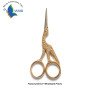 Amor Golden Stork Embroidery Scissors – Fine Tip Precision Craft Shears