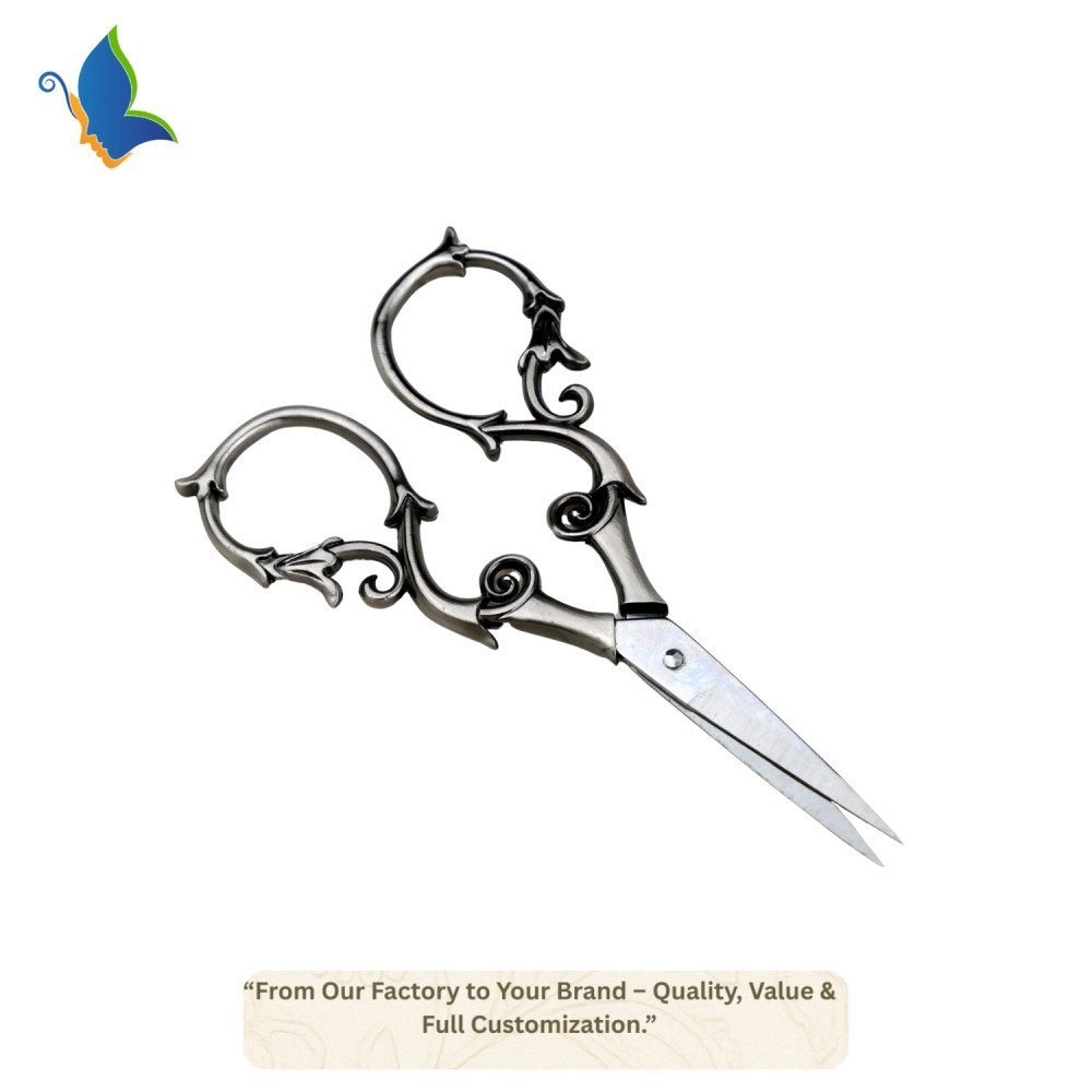 Vintage Scroll Handle Embroidery Scissor