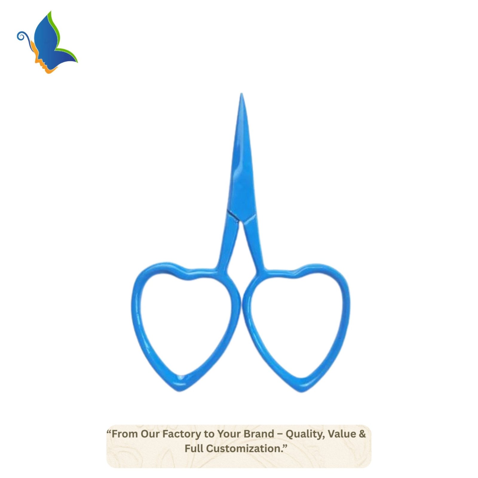 Azure Heart Embroidery Scissors