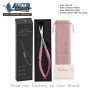 Spring Action 4.5 Inch Embroidery Scissors Straight Blade – EZ Snip Squeeze Thread Cutter with Pouch for Sewing, Applique, Fabric, Knitting, Quilting & Craft Tools