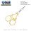 Classic Gold Handle Fine Tip Embroidery Scissors