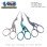 Amor Stork Design Fine Tip Embroidery Scissors