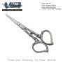 Amor Elegant Floral Slim Tip Embroidery Scissors