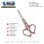 Amor Red Blossom Heart Design Fine Tip Embroidery Scissors