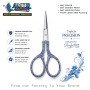 Amor Royal Sapphire Fine Tip Embroidery Scissors