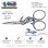 Amor Wild Horse Fine Tip Embroidery Scissors