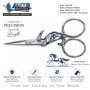 Amor Wild Horse Fine Tip Embroidery Scissors