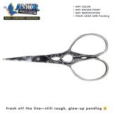 Straight Engraved Embroidery Scissor – Fine Tip Precision Needlework Tool