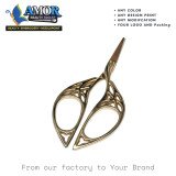 Gold Leaf Design Fine Tip Embroidery Scissors