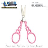 Pink Ergonomic Fine Tip Embroidery Scissors